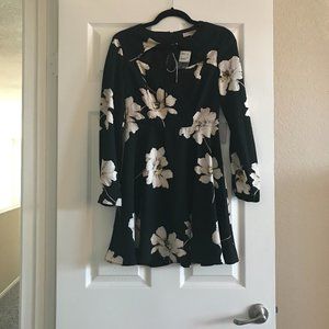 Floral Print Mini Dress